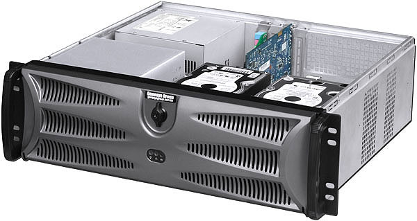 19 Zoll 3HE Servergehäuse IPC E338 sehr kurze (38cm) für Standardnetzteil Energiesparfunktion
