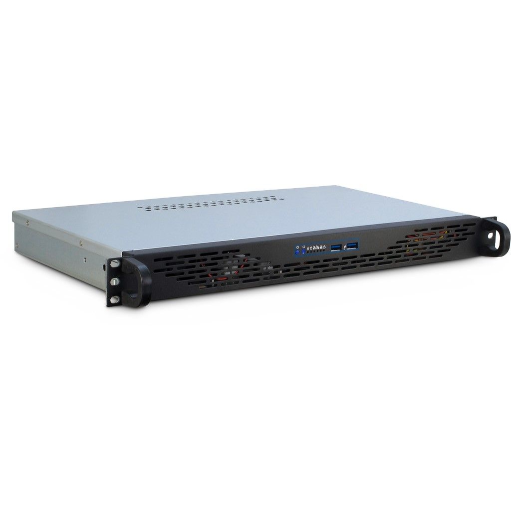 19 Zoll 1HE Servergehäuse IPC 1U K-125L(ITX), o.PSU