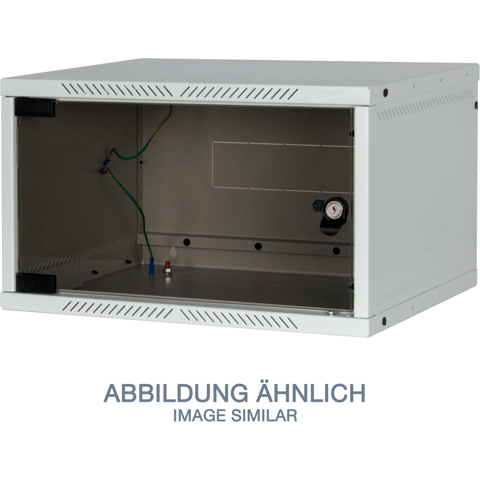 Triton RXA-09-AS4-CAX-A1, 19 Zoll Wandschrank 9HE,550x400mm, zerlegbar, grau