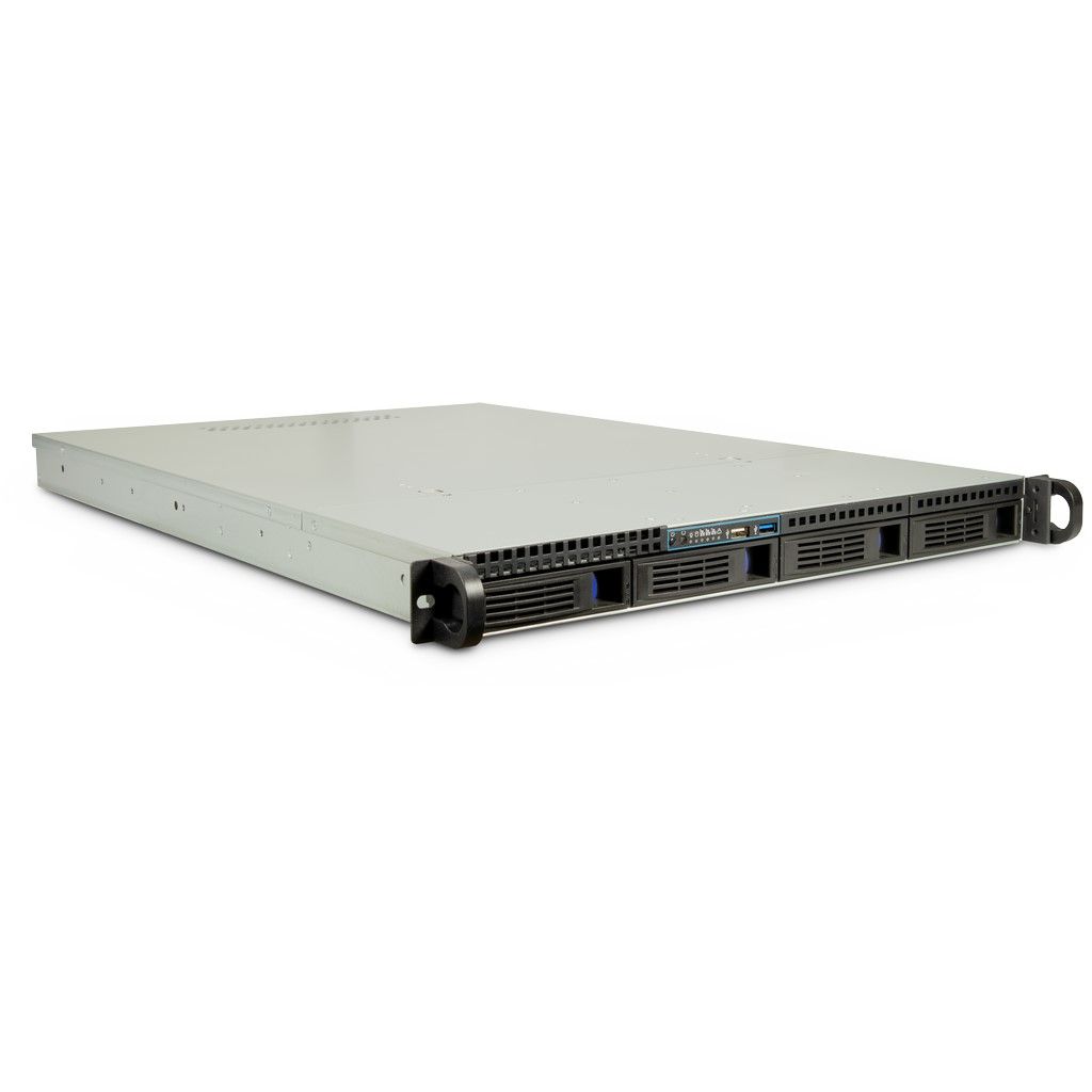 19 Zoll 1HE Servergehäuse IPC Storage 1U-1404, o.PSU