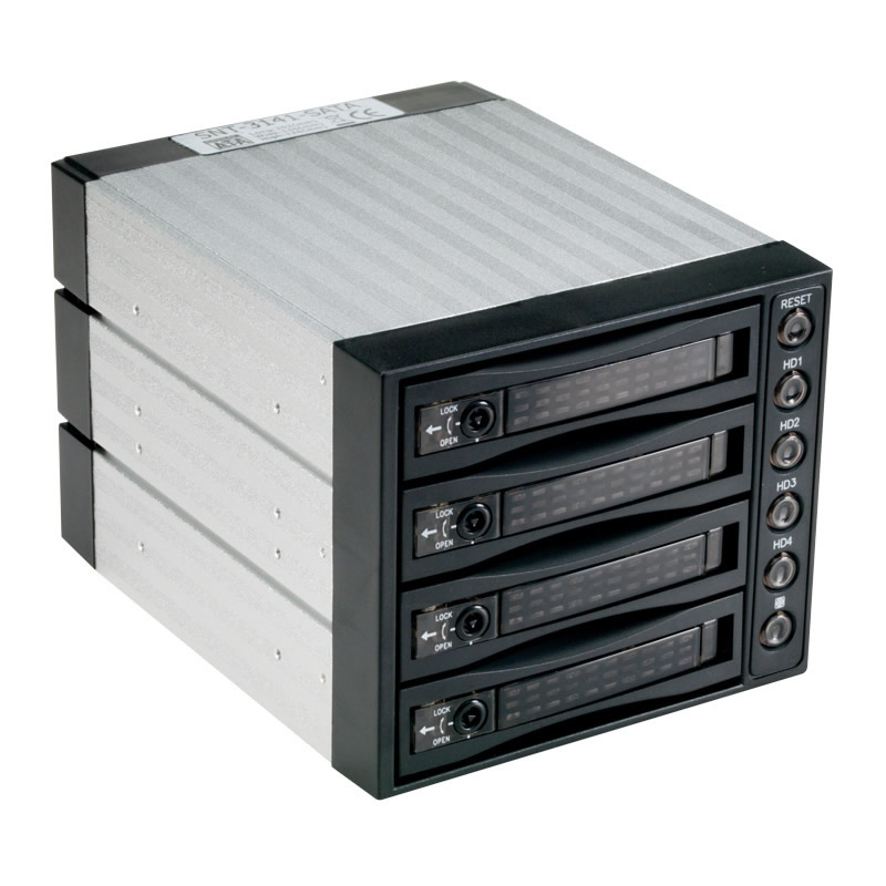 SNT-BA3141-1 SAS, SATA  Backplane für 4x 3,5 Zoll Festplatten in 3 x 5,25 Zoll
