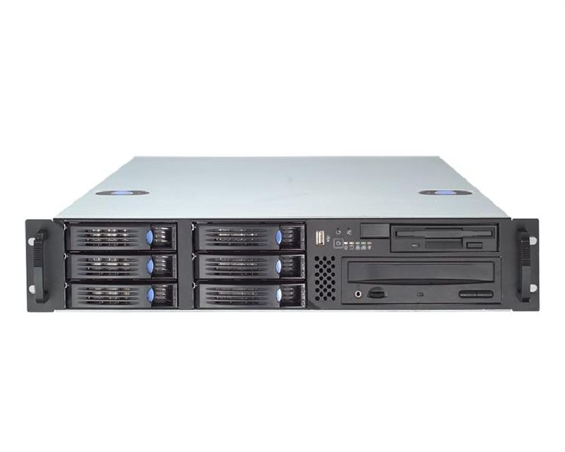 19 Zoll 2HE Servergehäuse Chenbro RM 21706 Full Size  6 x Sata Backplane f. 2 HE Netzteil