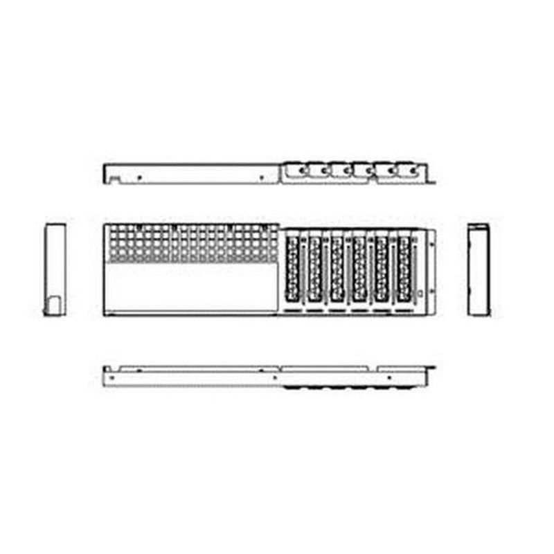 Rückwand low profile PCI slots 84H321210-050
