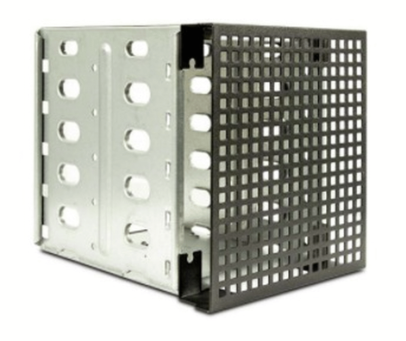 IPC Einbaurahmen 5,25 Zoll auf 5x 3,5 Zoll für 19 Zoll Gehäuse