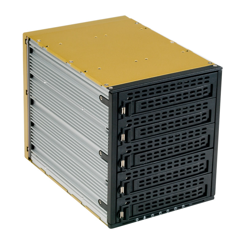 5-Fach Backplane SCA 320  SNT SCA BS-3051 schwarz