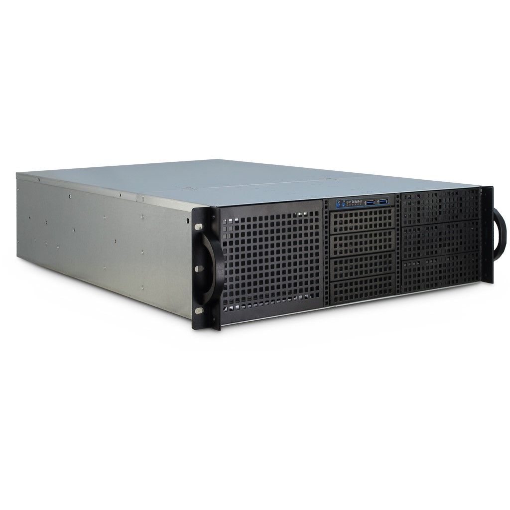 19 Zoll 3HE Servergehäuse IPC 3U-30255 (55cm), o.PSU