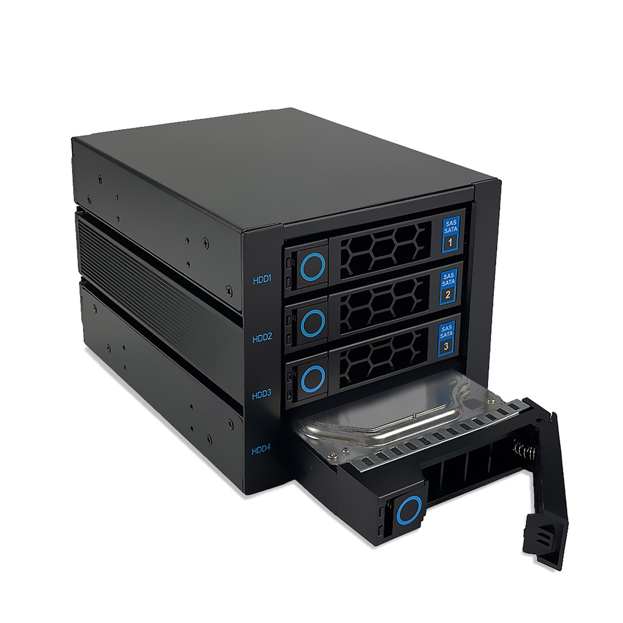 FANTEC WR-C3141-6G SAS/SATA (6G) Backplane für 4x 3,5 Zoll/2,5 Zoll HDD/SSD