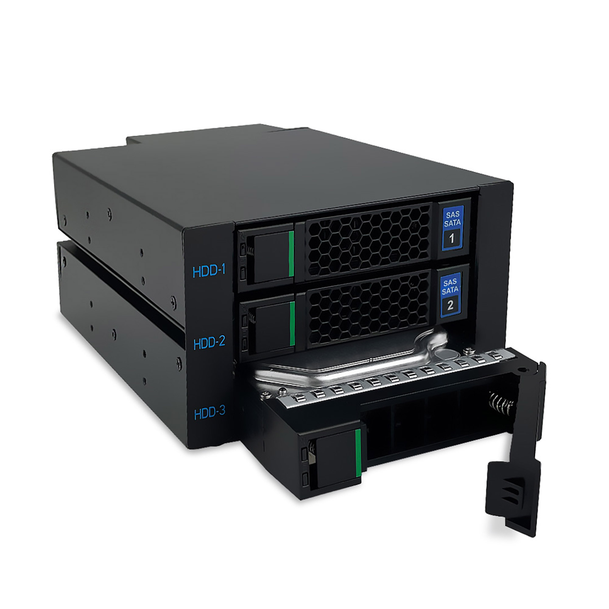 FANTEC WR-C2131-6G SAS/SATA (6G) Backplane für 3x 3,5 Zoll/2,5 Zoll HDD/SSD