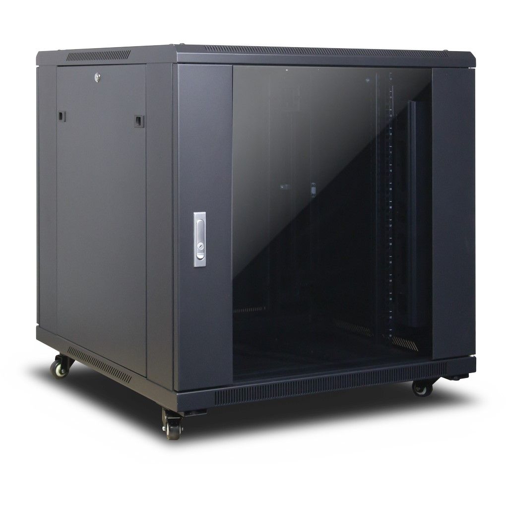 IPC 19 Zoll Rack SNB-8815, Serverschrank, Glastür
