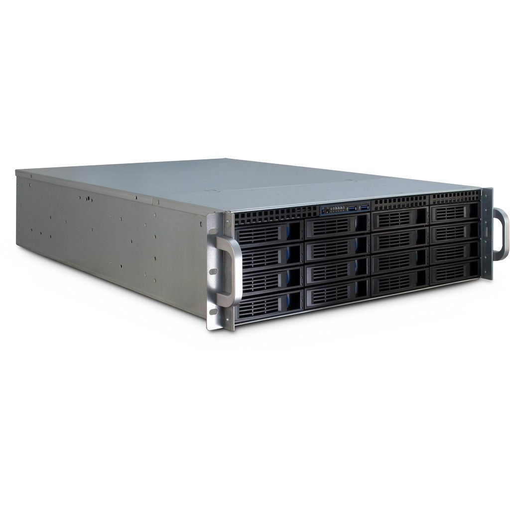 19 Zoll 3HE Servergehäuse IPC Storage 3U-3416, o.PSU