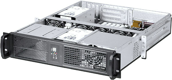 19 Zoll 2HE Servergehäuse IPC E226 55 cm tief