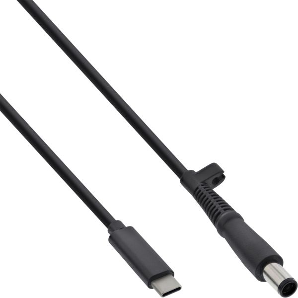 InLine® USB Typ-C zu HP Notebook (rund/groß) Ladekabel, 2m