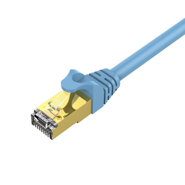 RJ45 Gigabit Ethernet Kabel - CAT6 - Rundkabel - 1000 Mbit / s - 2 Meter lang - Blau