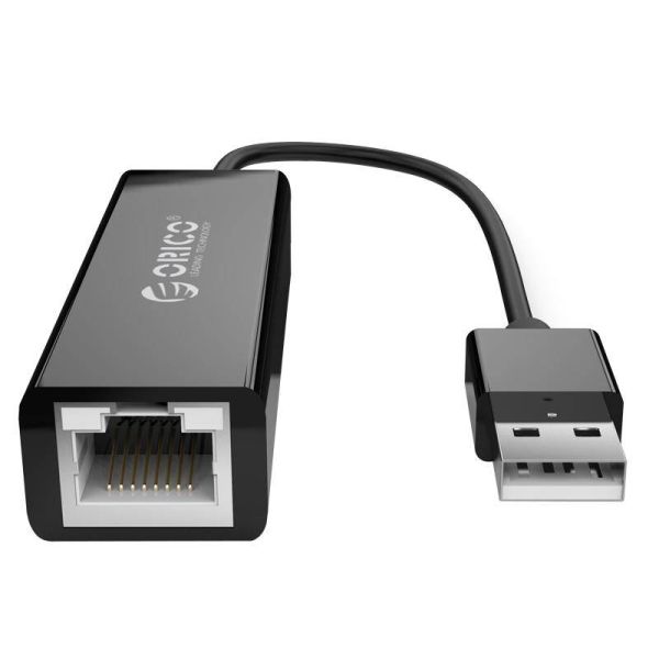 USB 3.0 Typ A auf Gigabit-Ethernet-Adapter - 10/100 / 1000 Mbps - Schwarz