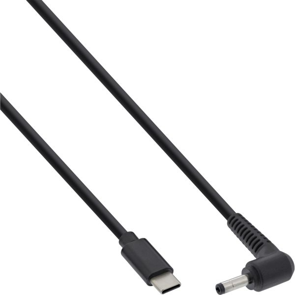 InLine® USB Typ-C zu BenQ/ASUS Notebook (rund/klein) Ladekabel, 2m